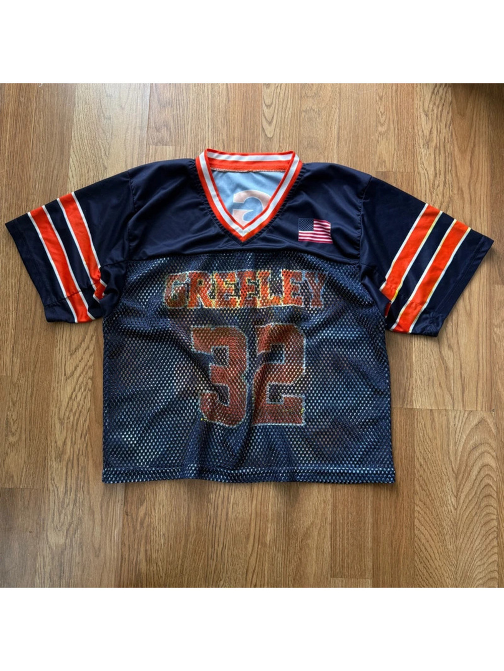 Vintage kids practice football jersey